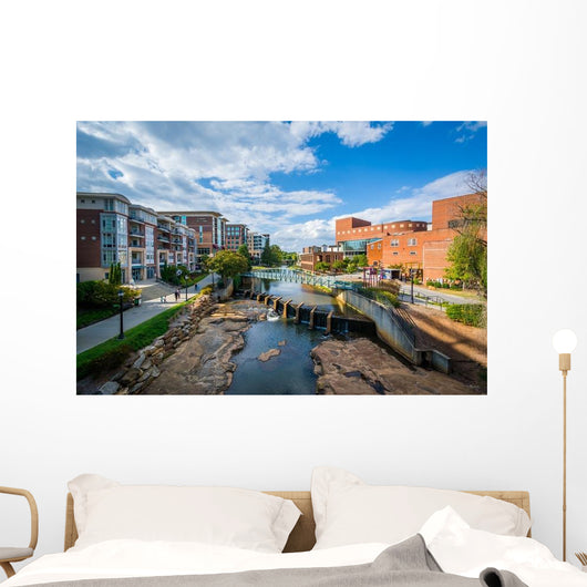 Reedy River Downtown Greenville Wall Decal