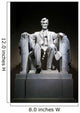Lincoln Memorial Statue (darker) Wall Mural