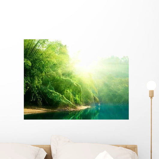 Sunset Jungle Thailand Wall Decal