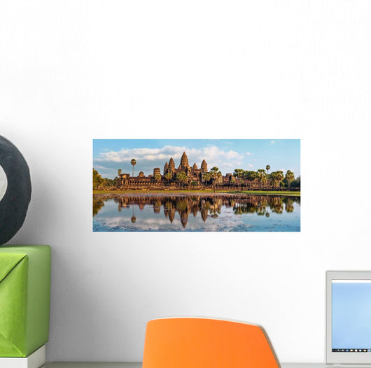 Ancient Khmer Architecture Panorama Wall Decal