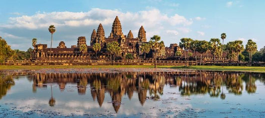 Ancient Khmer Architecture Panorama Wall Decal