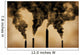 global warming factory emissions pollution Wall Mural