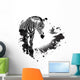 Grungy Zebra Wall Decal