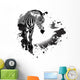 Grungy Zebra Wall Decal