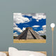 The temples of chichen itza temple in Mexico Wall Mural