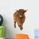 Young Highland Cow Wall Decal