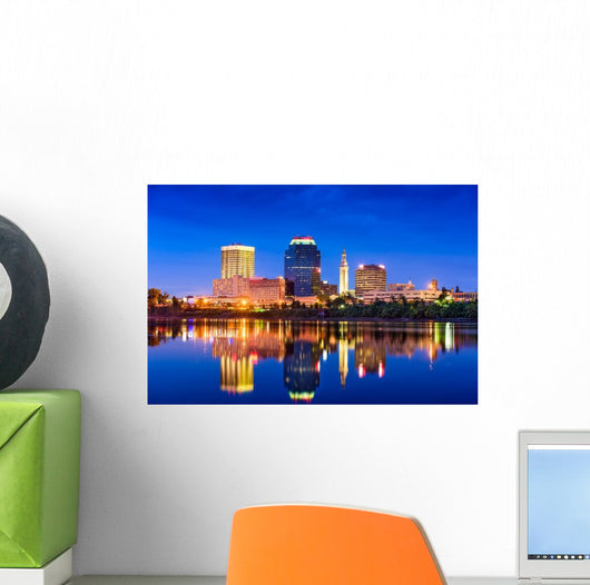 Springfield Massachusetts Skyline Wall Decal