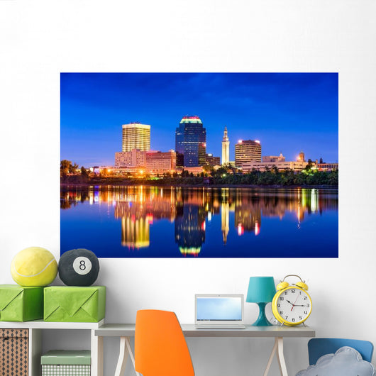 Springfield Massachusetts Skyline Wall Decal