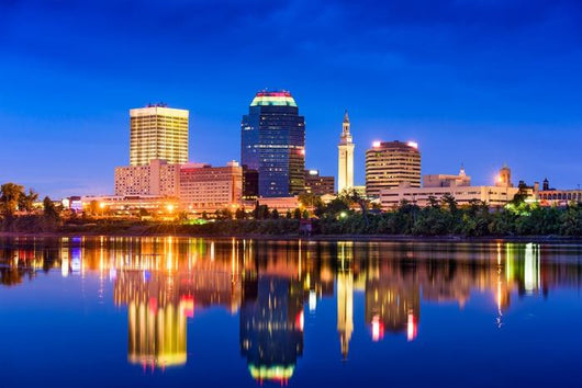 Springfield Massachusetts Skyline Wall Decal