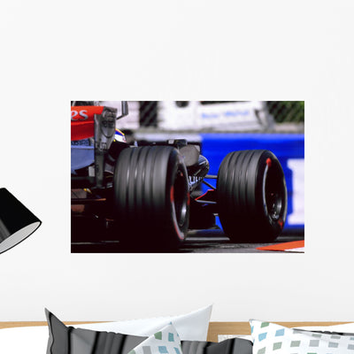 Formula 1 Monaco Wall Mural shown on a wall