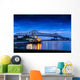 Baton Rouge Bridge Blue Wall Decal