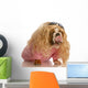 Funny Dog Dressed in Drag Wall Decal