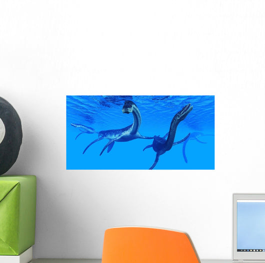 Plesiosaurus Marine Reptiles Plesiosaurus Marine Wall Decal