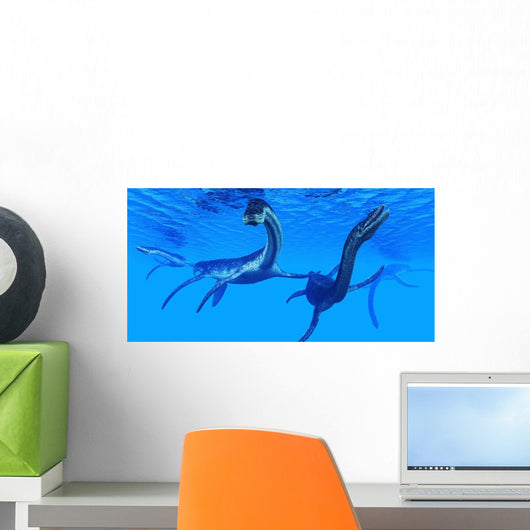 Plesiosaurus Marine Reptiles Plesiosaurus Marine Wall Decal