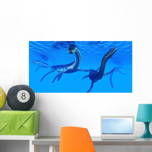 Plesiosaurus Marine Reptiles Plesiosaurus Marine Wall Decal