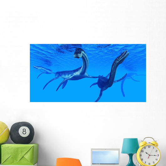 Plesiosaurus Marine Reptiles Plesiosaurus Marine Wall Decal
