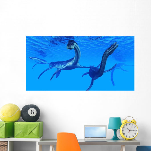 Plesiosaurus Marine Reptiles Plesiosaurus Marine Wall Decal
