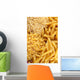 Four different kinds of italian pasta. Food background. Wall Mural