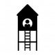 Playground House Games Kids Wall Decal