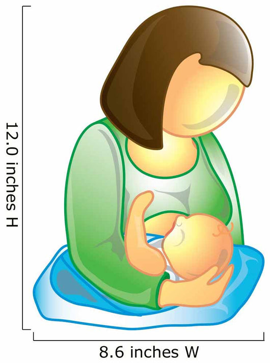 Breastfeeding icon Wall Decal