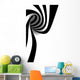 Abstract Spiral Wall Decal