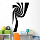 Abstract Spiral Wall Decal