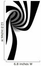 Abstract Spiral Wall Decal