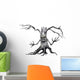 Creepy Halloween Tree Wall Decal