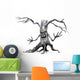 Creepy Halloween Tree Wall Decal