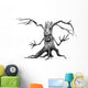 Creepy Halloween Tree Wall Decal