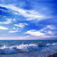 Abstract Scene Seascape on Background Sky Wall Mural