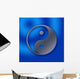 Yin and Yang - stainless steel - sheet metal hole - design Wall Mural