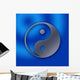 Yin and Yang - stainless steel - sheet metal hole - design Wall Mural