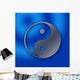 Yin and Yang - stainless steel - sheet metal hole - design Wall Mural