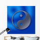 Yin and Yang - stainless steel - sheet metal hole - design Wall Mural