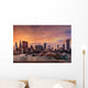 Chicago Skyline Sunset Wall Decal