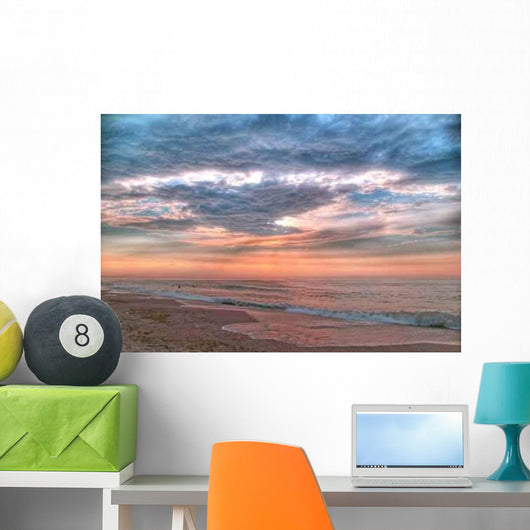 Morning Sea before Storm Wall Decal Design 2