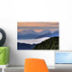 Mountains Covered with Fog Wall Decal