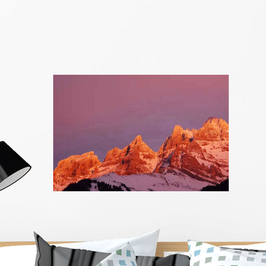 Dents Du Midi Wall Decal