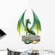 Green Fantasy Dragon Wall Decal