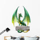 Green Fantasy Dragon Wall Decal