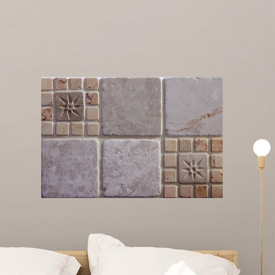 Marble Wall Mural shown on a wall
