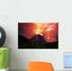Erupting Volcano Wall Mural