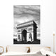 triomphe in b&w Wall Mural