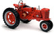 Red Tractor on White Wall Decal