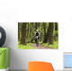 girl on the bike Wall Mural