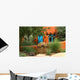 Santa Fe Cottage Wall Mural