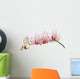 Orchid on White Wall Decal