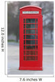 red london phone booth Wall Mural
