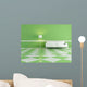 White Couch in a Classic Living Room Wall Mural